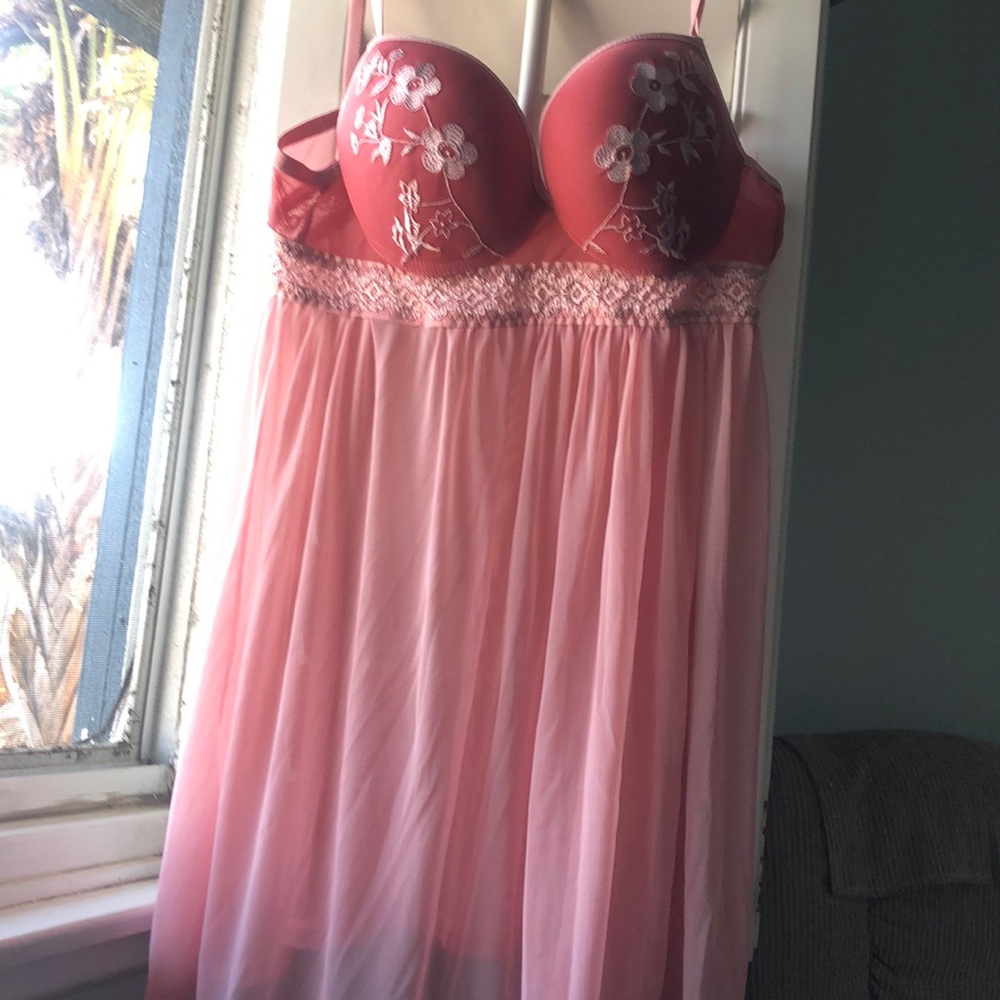 Sexy pink lingerie
